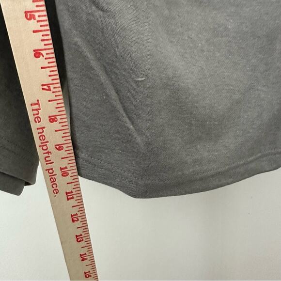 Kangol Men's Athletic Plush Fleece Shorts Grey with White Logo Medium - Picture 6 of 7